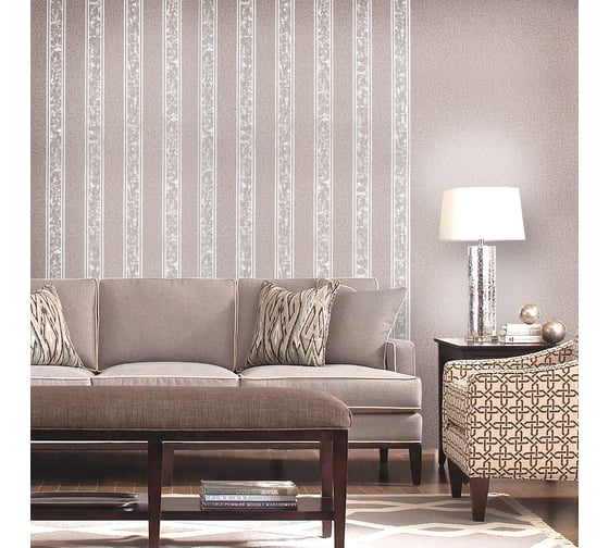 Обои Style Decor Шанель полоса вспененный винил на флизилине 0454-63
