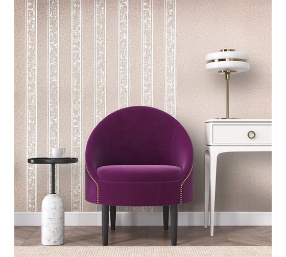 Обои Style Decor Шанель полоса вспененный винил на флизилине 0454-62