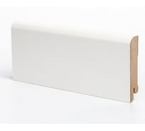 Плинтус напольный Ликорн МДФ К-02 Белый 80x16x2050 мм P.1.6.02.1.80.16.L