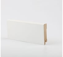 Плинтус напольный Ликорн МДФ W 29-80 Белый 80x16x2050 мм P.1.3.29.1.80.16.D