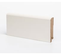 Плинтус напольный Ликорн МДФ Деартио U 102-80 RAL 9010 (кремовый) 80x16x2050 мм P.1.1.02.2.80.16.D