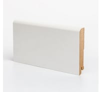 Плинтус напольный Ликорн МДФ W 02-100 Белый 100x16x2050 мм P.1.3.02.1.100.16.D