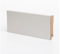 Плинтус напольный Ликорн МДФ К-06 Светло-серый 80x16x2050 мм P.1.1.06.4.80.16.L