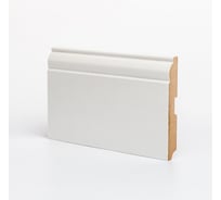 Плинтус напольный Ликорн МДФ W 04-120 Белый 120x16x2050 мм P.1.3.04.1.120.16.D