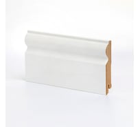 Плинтус напольный Ликорн МДФ К-09 Белый 97x16x2050 мм P.1.1.09.1.97.16.L