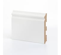 Плинтус напольный Ликорн МДФ К-08 Белый 137x18x2050 мм P.1.1.08.1.137.18.L