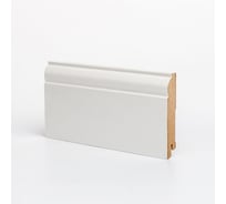 Плинтус напольный Ликорн МДФ W 04-100 Белый 100x16x2050 мм P.1.3.04.1.100.16.D