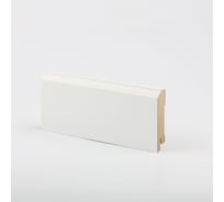 Плинтус напольный Ликорн МДФ W 28-80 Белый 80x16x2050 мм P.1.3.28.1.80.16.D
