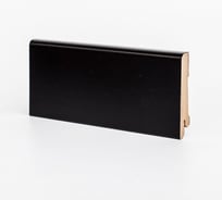 Плинтус напольный Ликорн МДФ Деартио U 101-80 Черный 80x16x2050 мм P.1.1.01.3.80.16.D