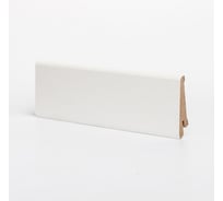 Плинтус напольный Ликорн МДФ Деартио U 101-60 Белый 60x16x2050 мм P.1.1.01.1.60.16.D