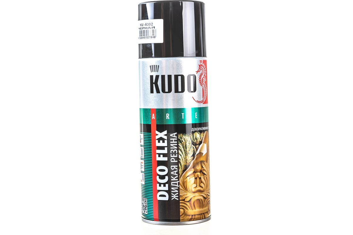 Жидкая резина KUDO DECO FLEX чёрная KU-5302 - выгодная цена, отзывы ...