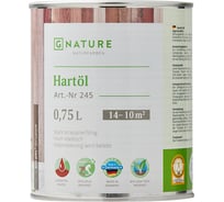 Твердое масло Gnature 245 Hartol, цвет: GN 3009, 0.75 л 2450075CGN3009