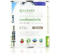 Укрывная краска Gnature 461 Landhausfarbe weiss, белая 0,75л 4011252946127