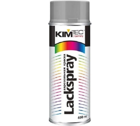 Аэрозольная краска KIM TEC серая RAL 7046 400мл 11587805