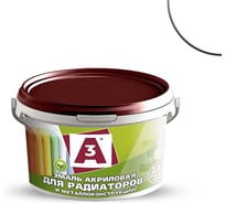 Акриловая эмаль для радиаторов и металлоконструкций А3 0,8 кг, ведро 00871683