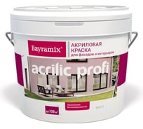 Вододисперсионная краска BAYRAMIX Acrilic Profi 3.9 кг / 2.7 л BAP-039/027