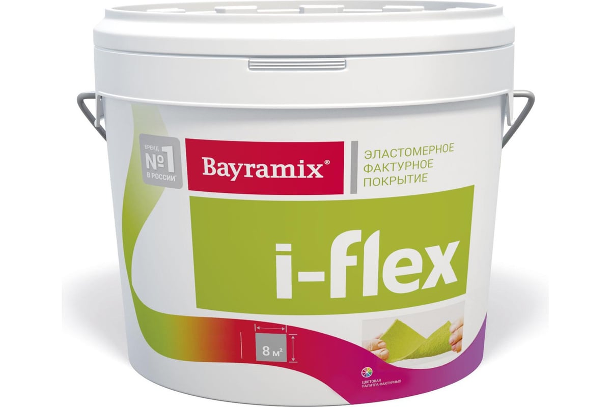 Эластичное покрытие BAYRAMIX i-Flex Fl001 14 кг BFL001-14 - выгодная цена,  отзывы, характеристики, 1 видео, фото - купить в Москве и РФ