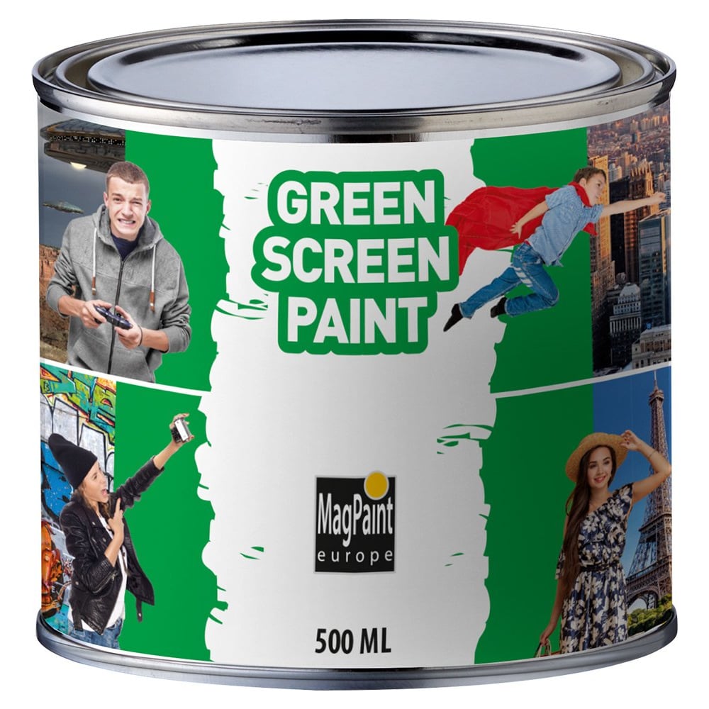 Краска MagPaint "Зеленый экран" GreenScreenPaint 0,5 л GSP0500EN ...