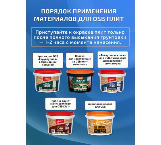 Грунтовка для OSB Легко10 кг 5007
