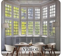 Фотообои на стену флизелиновые Окно 3D 300x283 см, 8.49 м2 Verol 213-ФФО-05888