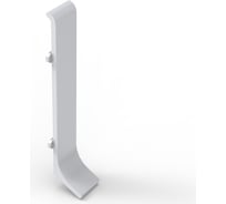 Соединение для плинтуса ДИАЛ 80 серебро матовое 4687204783715