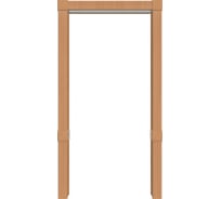 Арка Лесма стиль Портал Люкс ПВХ миланский орех 1200х190х2500 П-2П-МО