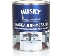 Краска для мебели HUSKY акриловая, белая, 0.9 л, База А 32887