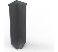 Угол внутренний для плинтуса Диал 100 черный матовый 4687204783845