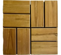 Террасный паркет Арматура Композит doskin ТИП-2 термососна, 300x300x25мм, 9шт. 4660228920793