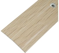 Порог-стык Трибатрон АЛ-125 1,50м декор под дерево БЕЛЁНЫЙ ДУБ 88533