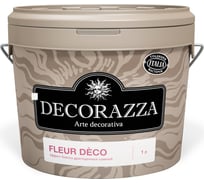 Финишное покрытие DECORAZZA Fleur Deco Rubin Розовый FD 03 1 л DFD03-10