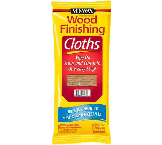 Салфетка Minwax WF темный махагон 30824
