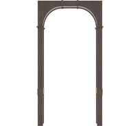 Арка Лесма стиль Палермо ПВХ эковенге 700-1300х190х2250 со сводорасширителем ПШ-2Э-ЭВ