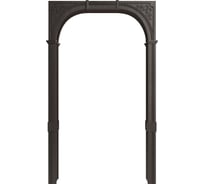 Арка Лесма стиль Казанка ПВХ эковенге 700-1300х190х2250 со сводорасширителем К-2Э-ЭВ