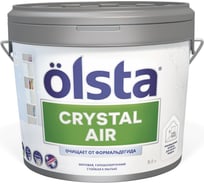 Краска с функцией нейтрализации формальдегида OLSTA CRYSTAL AIR БАЗА A 9 л OCAA-90