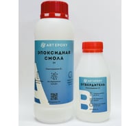 Эпоксидная смола для творчества ArtEpoxy прозрачная, быстросохнущая Quick, 600 г 21691