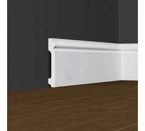 Напольный плинтус ПРАЙМДЕКОР IX профиль F02, из HiXPS серия iX, длина 2 м 21300