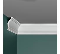 Потолочный плинтус для натяжных потолков ПРАЙМДЕКОР XPS профиль N-90 длина 2м 15100