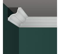 Потолочный плинтус ПРАЙМДЕКОР XPS профиль S-130 длина 2м 19100