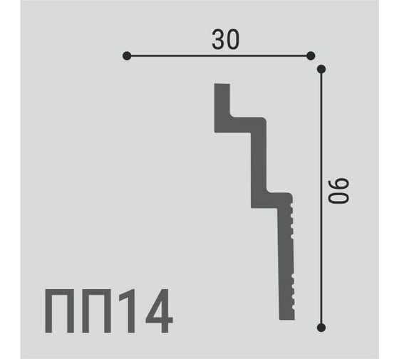 Карниз Де-Багет XPS POLYMER ПП 14 00-00108081