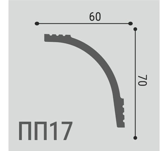 Карниз Де-Багет XPS POLYMER ПП 17 00-00108083