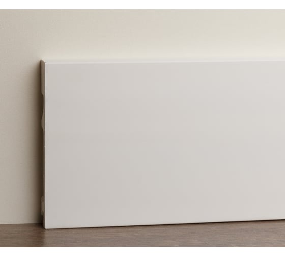Плинтус UHD POLYMER Волшебная палочка 1 UHD 28/100С 99x15x2000 Белый под покраску УТ000080890