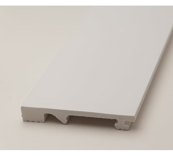 Плинтус UHD POLYMER Волшебная палочка 1 UHD 28/100С 99x15x2000 Белый под покраску УТ000080890