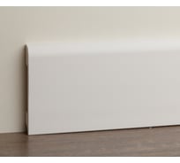 Плинтус UHD POLYMER 1 UHD 05/80 80x13x2000 Белый под покраску УТ000080886