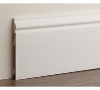 Плинтус UHD POLYMER 1 UHD 06/105C 105x14x2000 Белый под покраску УТ000080887