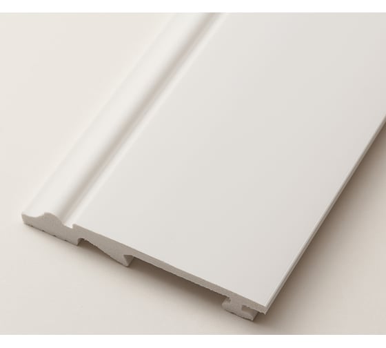 Плинтус UHD POLYMER 1 UHD 06/105C 105x14x2000 Белый под покраску УТ000080887