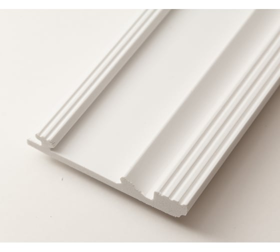 Плинтус UHD POLYMER 1 UHD 11/100C 100x14x2000 Белый под покраску УТ000080888