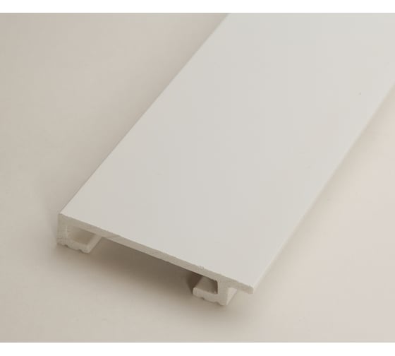 Плинтус UHD POLYMER 1 UHD 46/80 80x16x2000 Белый под покраску УТ000080892