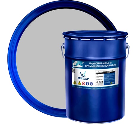 Строительная краска Мицар БТ-177 серебрянка, 20 кг 864