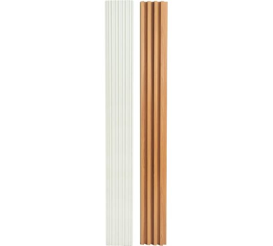 Реечные панели LAKO ПВХ Дуб натур 1000x160x23мм LKD-RE-P108-100CM